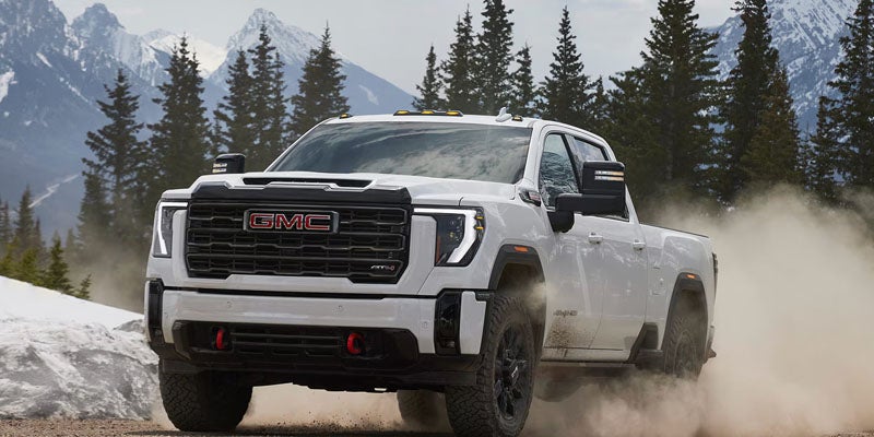Front view of the 2026 GMC Sierra 2500 HD